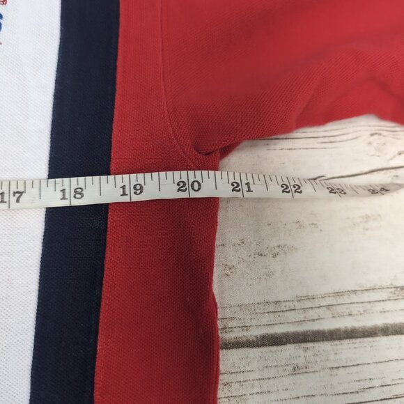 Vintage Chase Authentics Dupont Motorsports Jeff Gordon 24 Red Polo Men Medium - Picture 5 of 8